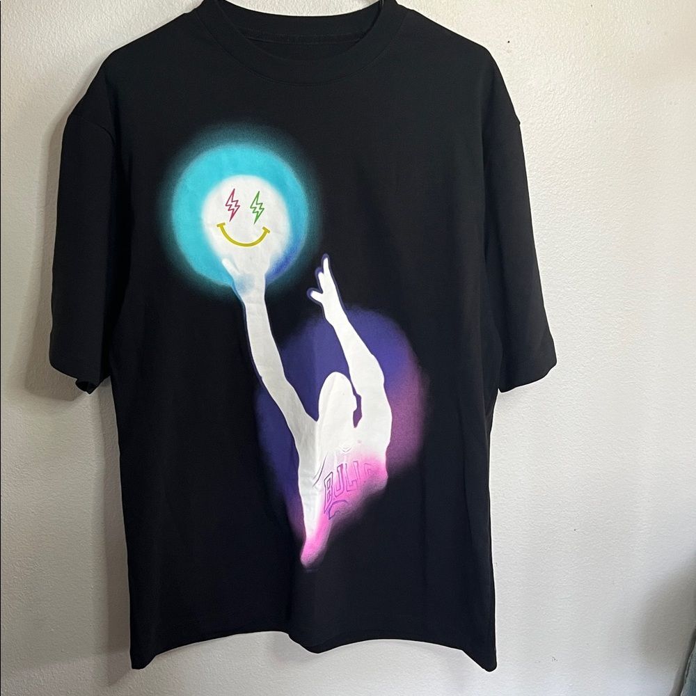 Air Jordan J Balvin Collaboration Black Tee Shirt Men’s Medium